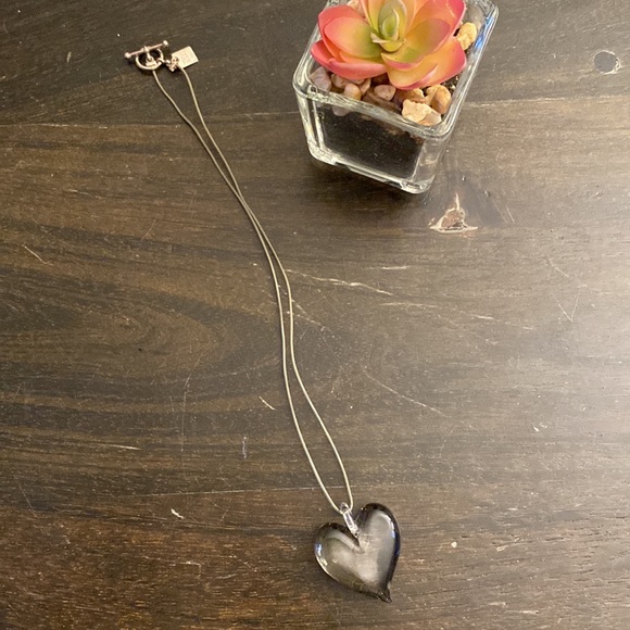 yummi glass Jewelry Yummi Glass Handblown Murano Glass Italy Black